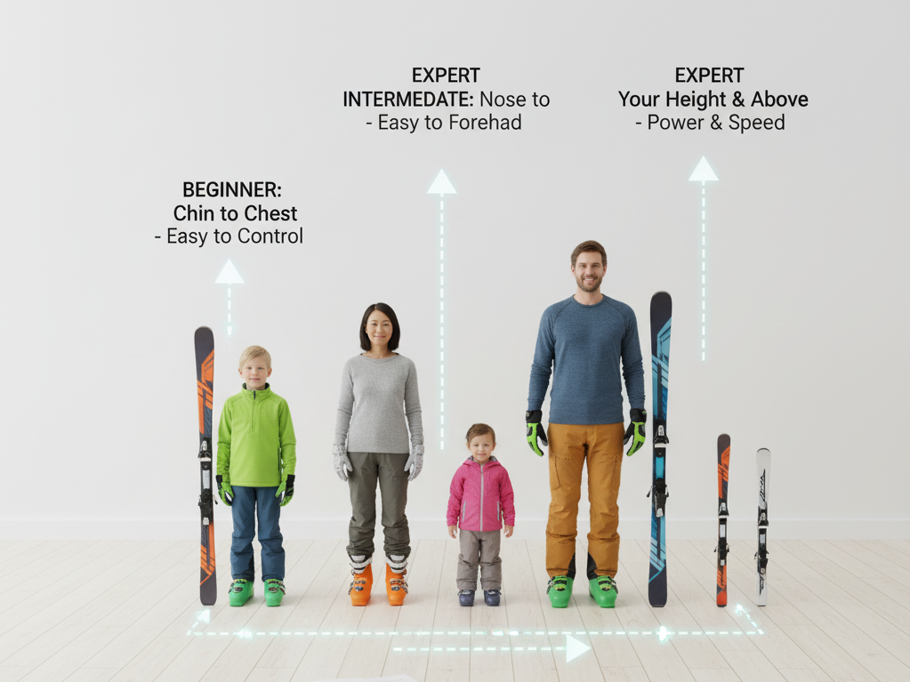 Short or Long? My Simple Guide to Choosing the Right Ski Size for You..